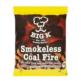 (image for) BIG K SMOKELESS COAL FIRE - 10KG