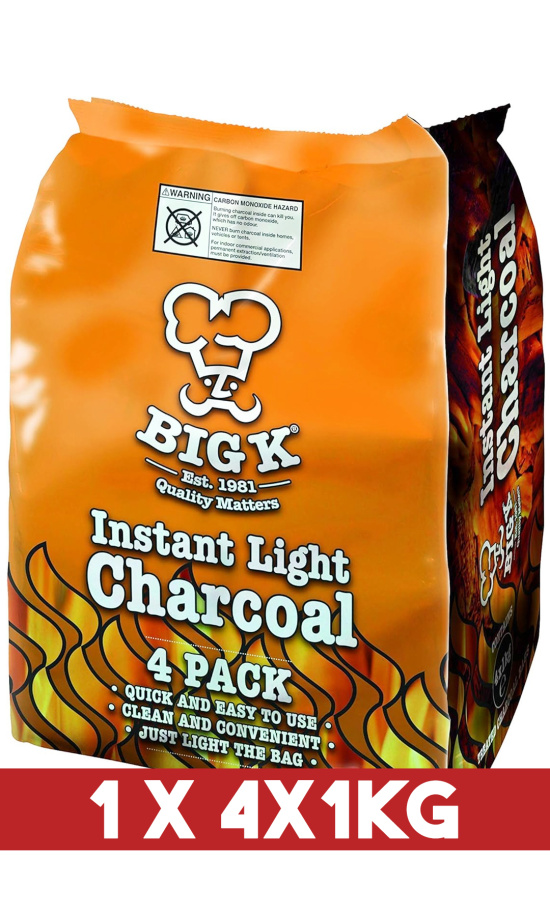 (image for) BIG K INSTANT LIGHT CHARCOAL - 4X1KG