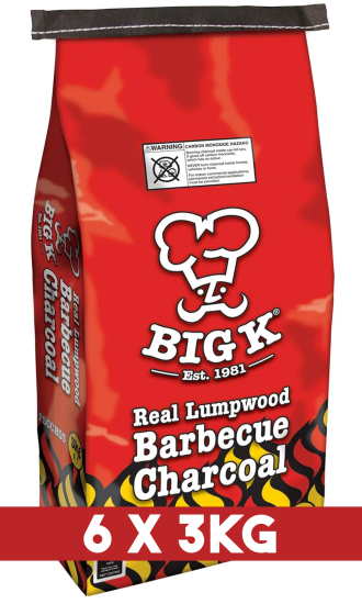 (image for) BIG K LUMPWOOD CHARCOAL - 3KG
