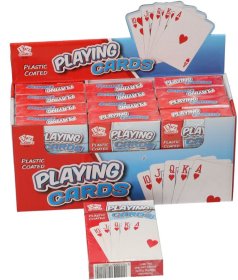 (image for) PAD PLAYING CARDS PLASTIC CDU - STD
