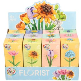 (image for) ATOZ BRICK FLOWER PLANT SERIES - 107PCS 