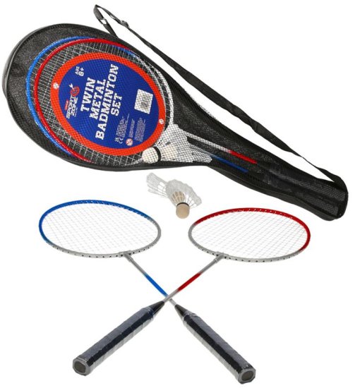 (image for) ATOZ BADMINTON SET+2 SHUTTLE - STD