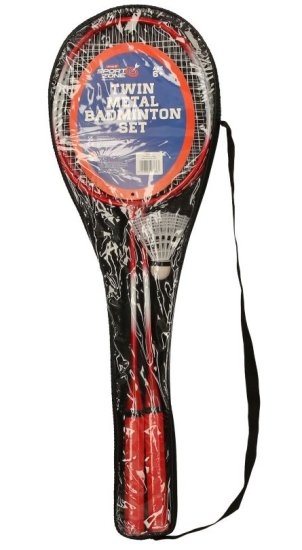 (image for) ATOZ TWIN METAL BADMINTON SET - STD