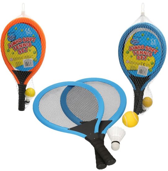 (image for) ATOZ SOFT TENNIS SET+BALL&COCK - JUMBO