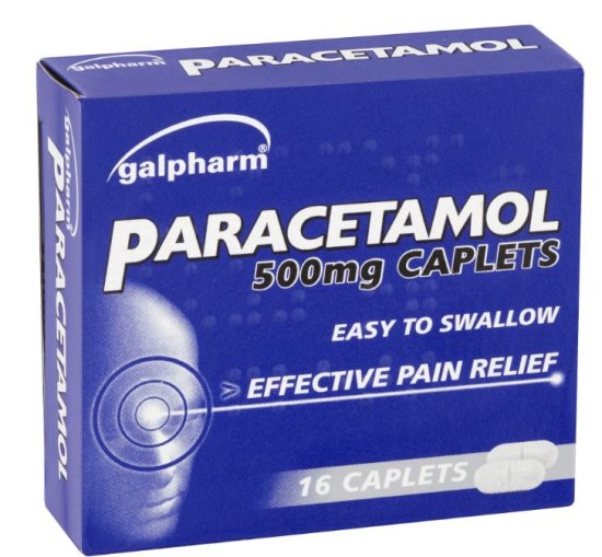 (image for) PARACETAMOL CAPLETS - 16S