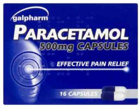 (image for) PARACETAMOL CAPSULES GALPHARM - 16S