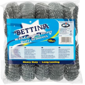 (image for) BETTINA CATERING METAL SCOUERES-40G