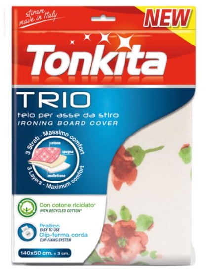 (image for) TONKITA TRIO IRON BOARD COVER - 140X50