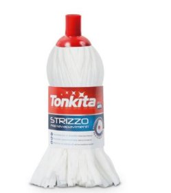 (image for) TONKITA RED/WHI SPUN MOP+HANDL - STD