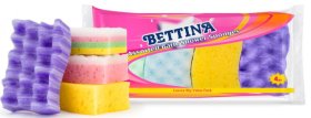 (image for) BETTINA BATH/SHOWER SPONGES - 4S