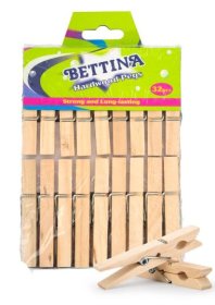 (image for) BETTINA HARD WOODEN PEGS - 32S
