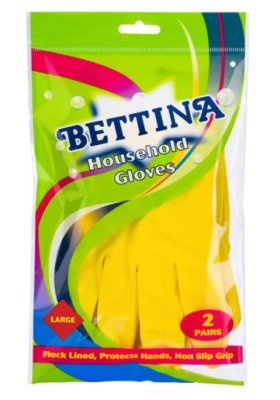 (image for) BETTINA HOUSEHOLD GLOVES 2PAIR-LARGE