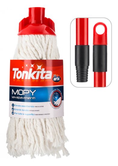 (image for) TONKITA COTTON MOP+HANDLE - STD