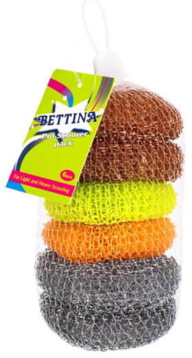 (image for) BETTINA SCOURERS ASST - 6S