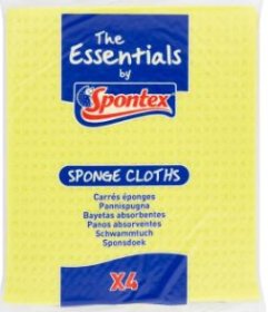 (image for) SPONTEX SPONGE CLOTH PK4 - STD