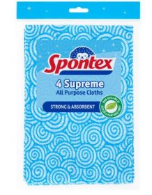 (image for) SPONTEX SUPREME ALL PURP CLOTH - 4S