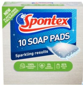 (image for) SPONTEX SOAP PADS PK10 - STD
