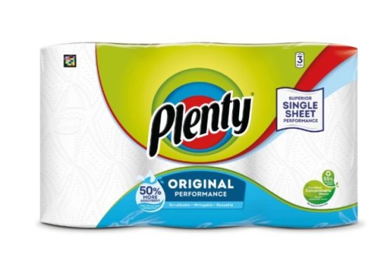 (image for) PLENTY K/ROLL WHITE ORIGI 3S - 95SHEE