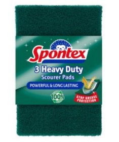 (image for) SPONTEX H/DUTY SCOURER PADS - 3S