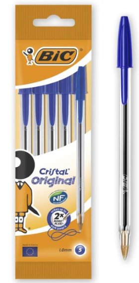 (image for) BIC CRYSTAL PEN BLUE BOX - MEDIUM