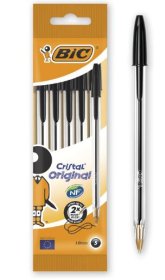 (image for) BIC CRYSTAL PEN BLACK BOX - MEDIUM