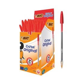 (image for) BIC CRYSTAL PEN RED - MEDIUM