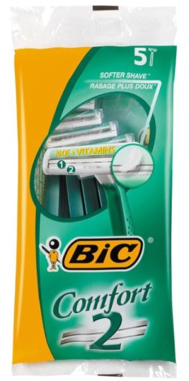 (image for) BIC RAZOR COMFORT 2+ALOE&VIT E - 5S