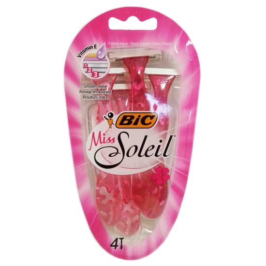 (image for) BIC RAZOR MISS SOLEIL + VIT E - 4S