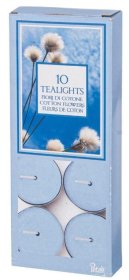 (image for) PRI TEALIGHT CANDLE C/FLOWERS - 10S