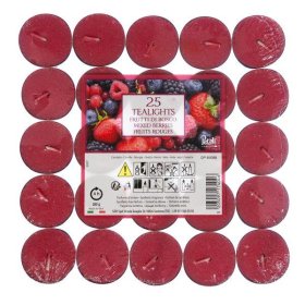 (image for) PRI TEALIGHT CANDLE M/BERRIES - 25S