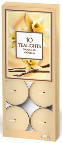 (image for) PRI TEALIGHT CANDLE VANILLA - 10S