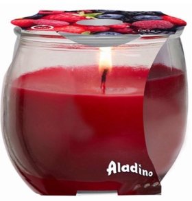 (image for) ALADINO CANDLE JAR'S FRU/ROSE - 30HRS