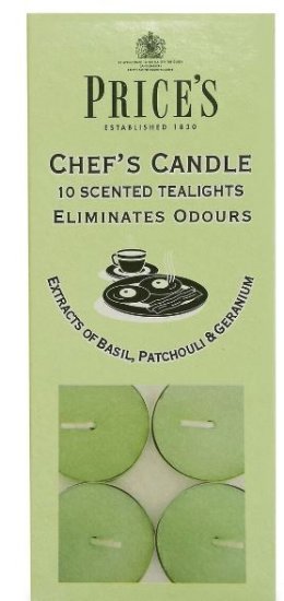 (image for) PRI TEALIGHT CANDLE CHEF - 10S