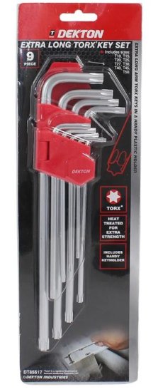 (image for) DEKTON EXTRA LONG TORX KEY SET - 9S