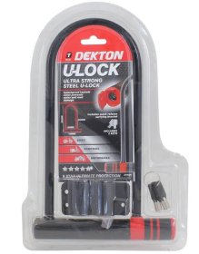 (image for) DEKTON U-LOCK STEEL + 2KEYS - 235MM