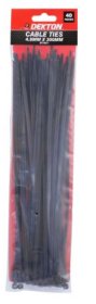 (image for) CABLE TIE SET-100 4.8X200MM BK - 100S