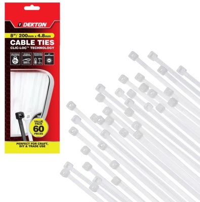 (image for) DEKTON CABLE TIE WHITE 60S