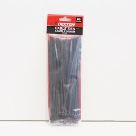 (image for) CABLE TIE SET-60 4.8X200MM BLK - 60S