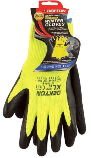 (image for) DEKTON WORK GLOVE WINTER INSUL - 10XL