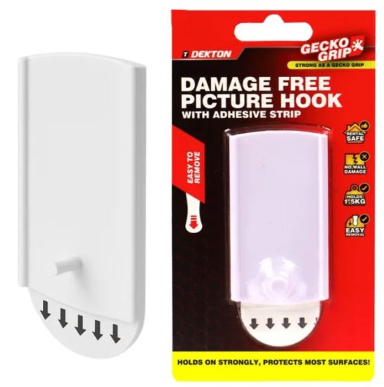 (image for) DEKTON DAMAGE FREE PICTURE HOOK - STD