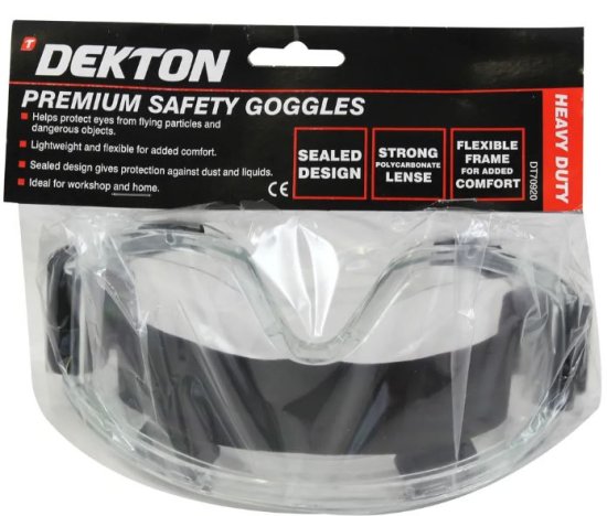 (image for) DEKTON PREMIUM SAFETY GOGGLES - STD