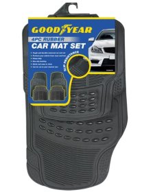 (image for) GOOD YEAR RUBBER CAR MAT SET - 4S