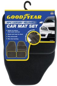 (image for) GOOD YEAR LUX CAR MAT SET - 4S