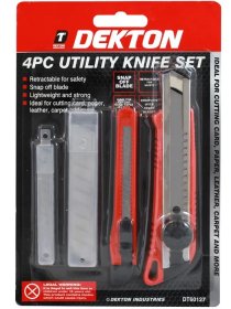 (image for) DEKTON UTILITY KNIFE BLADES - 4S