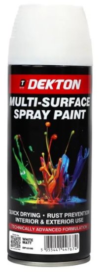 (image for) DEKTON M/SURF SPRAY PAINT MATT - WHITE