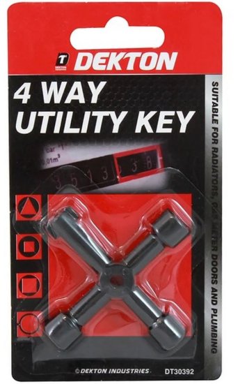 (image for) DEKTON 4WAY UTILITY KEY - STD