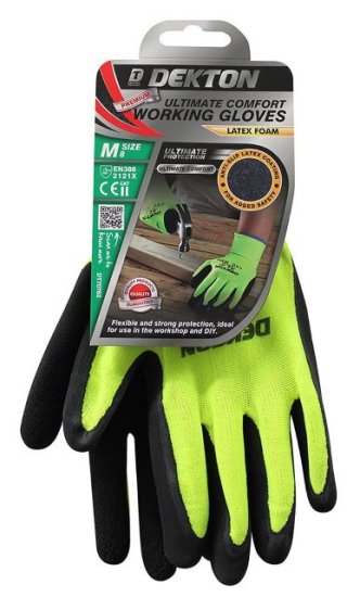 (image for) DEKTON WORK GLOVE BLK/H-VI GRE - 8M