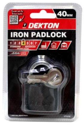 (image for) DEKTON IRON PADLOCK 40MM - 40MM