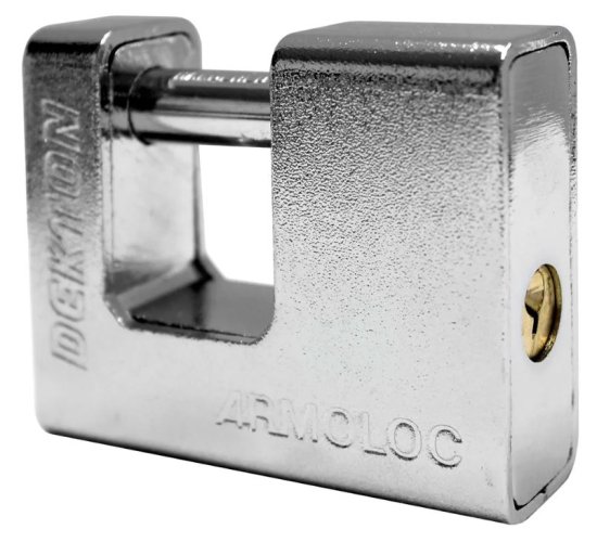 (image for) DEKTON ARMOURED STEEL PADLOCK - 80MM