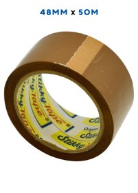 (image for) STIKKY BROWN TAPE E/STRONG 50M - 48MM